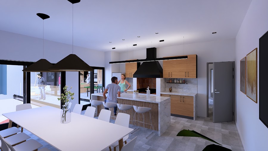 Quincho de Las Lomas Residence